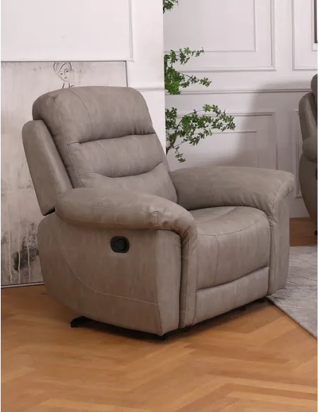 Lucas Electric Recliner Armchair - Beige | Murphy Furniture