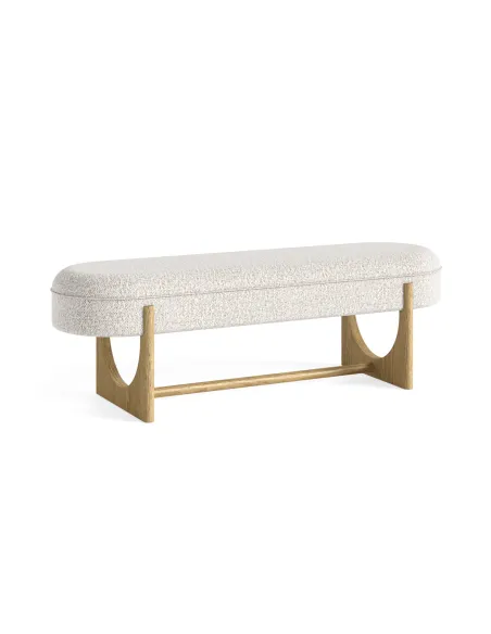 Lesing Bench - Light Oak | Murphy Furniture