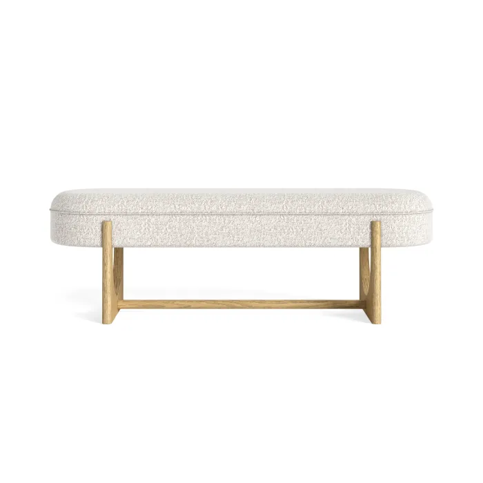 Lesing Bench - Light Oak | Murphy Furniture