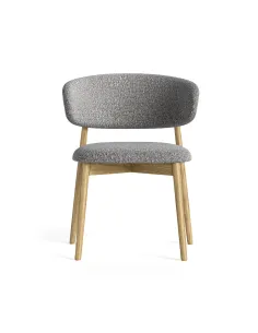 Lesing Dining Chair - Grey Boucle | Murphy Furniture 2