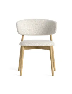 Lesing Dining Chair - White Boucle | Murphy Furniture