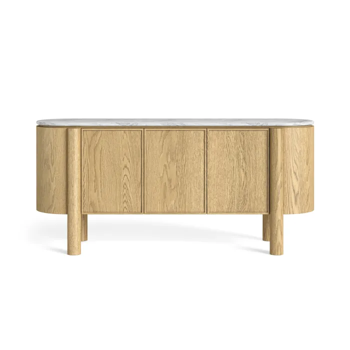 Lesing Large Sideboard - Light Oak | Murphy Furniture