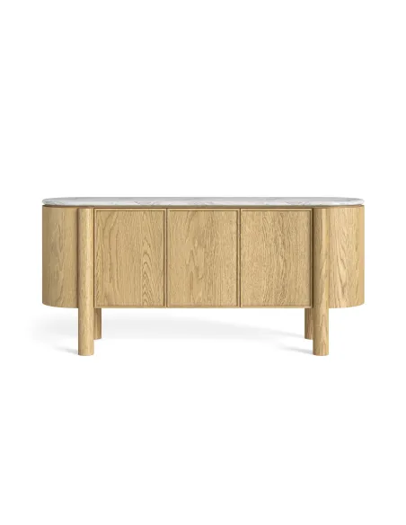 Lesing Large Sideboard - Light Oak | Murphy Furniture