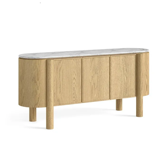 Lesing Large Sideboard - Light Oak | Murphy Furniture