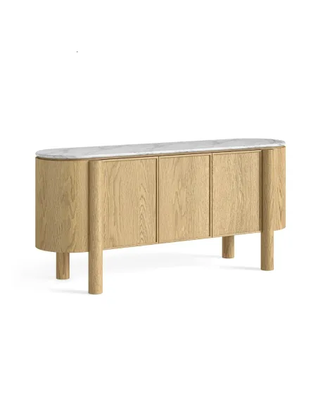 Lesing Large Sideboard - Light Oak | Murphy Furniture