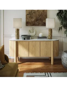 Lesing Large Sideboard - Light Oak | Murphy Furniture