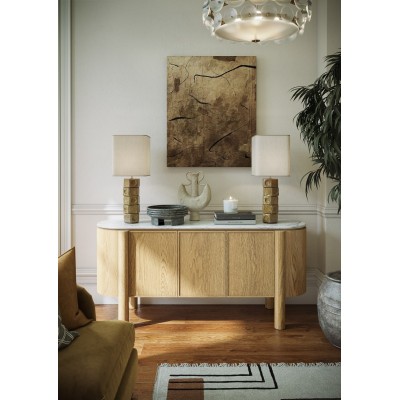 Lesing Large Sideboard - Light Oak | Murphy Furniture