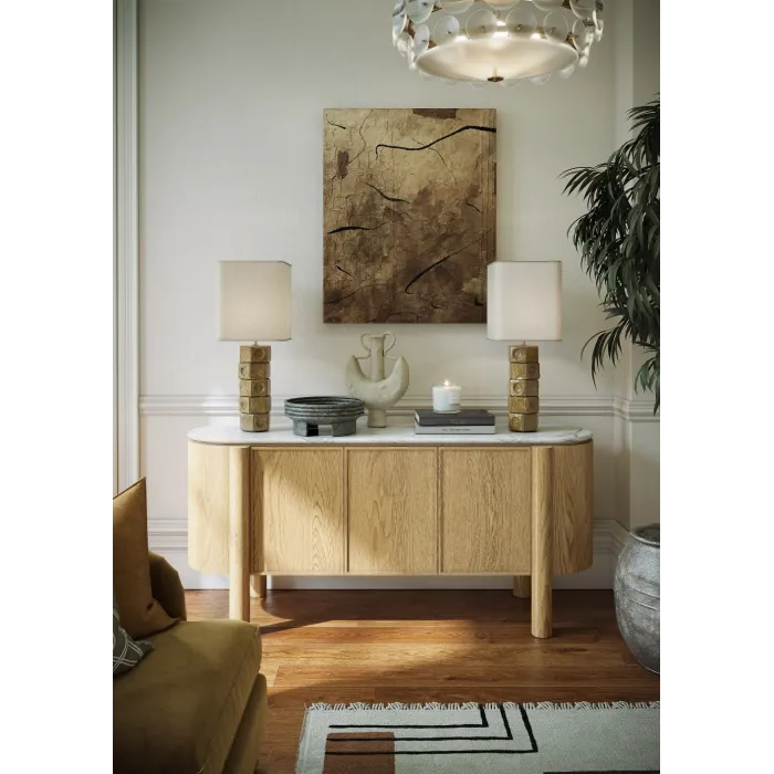 Lesing Large Sideboard - Light Oak | Murphy Furniture