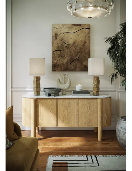 Lesing Large Sideboard - Light Oak | Murphy Furniture