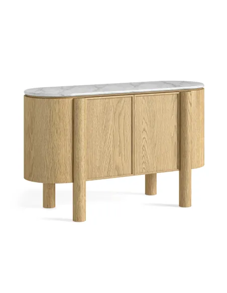 Lesing Small Sideboard - Light Oak | Murphy Furniture