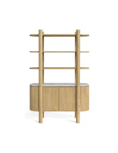 Lesing Bookcase - Light Oak | Murphy Furniture 2