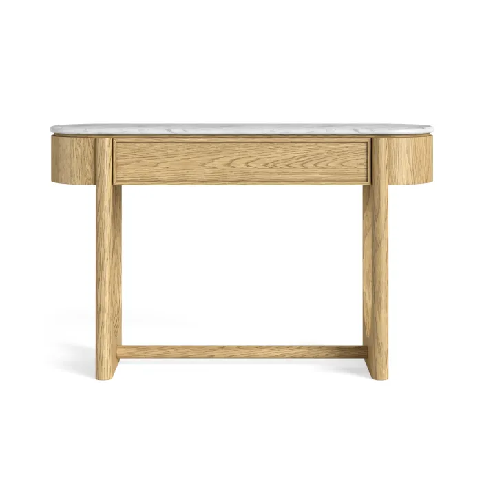 Lesing Console Table - Light Oak | Murphy Furniture