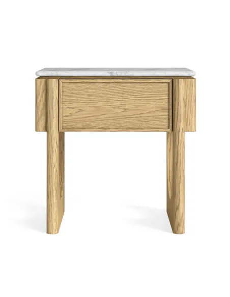 Lesing Lamp Table - Light Oak | Murphy Furniture
