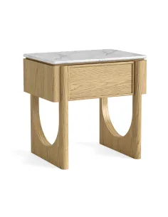 Lesing Lamp Table - Light Oak | Murphy Furniture