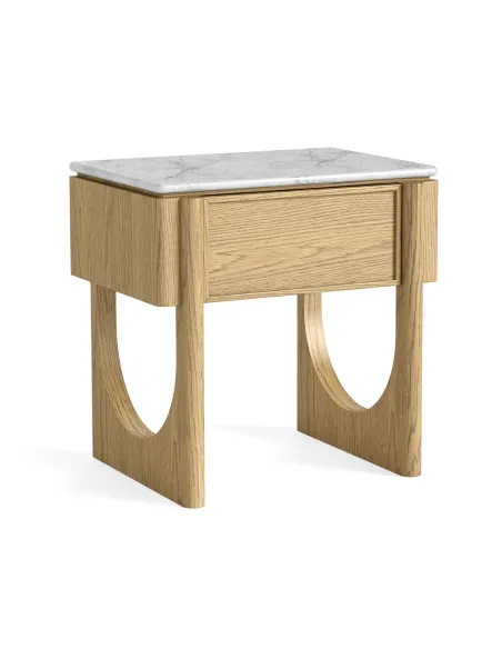Lesing Lamp Table - Light Oak | Murphy Furniture