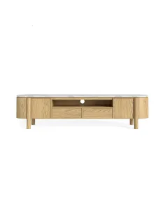 Lesing Large TV Unit - Light Oak | Murphy Furniture 2