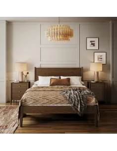 Teramo 3 Drawer Bedside Locker - Brown | Murphy Furniture 2