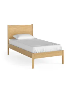 Teramo 3ft Panelled Bedframe - Natural | Murphy Furniture