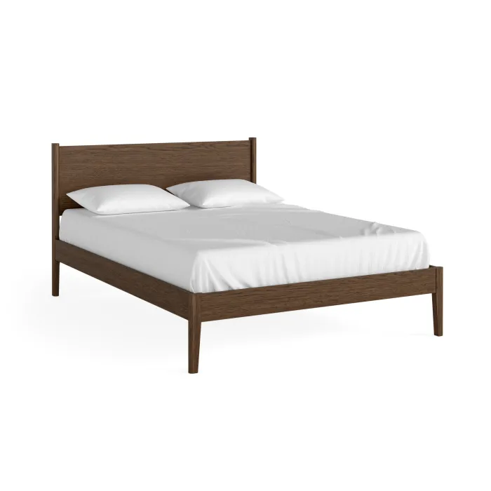 Teramo 5ft Panelled Bedframe - Brown | Murphy Furniture
