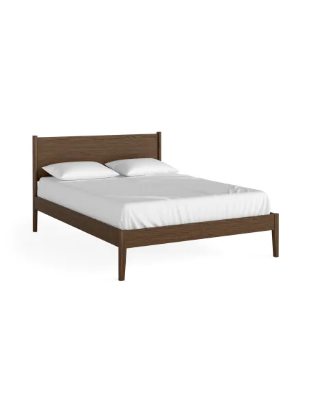 Teramo 5ft Panelled Bedframe - Brown | Murphy Furniture