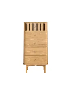 Soho Tallboy Chest - Natural Oak | Murphy Furniture