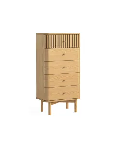 Soho Tallboy Chest - Natural Oak | Murphy Furniture 2