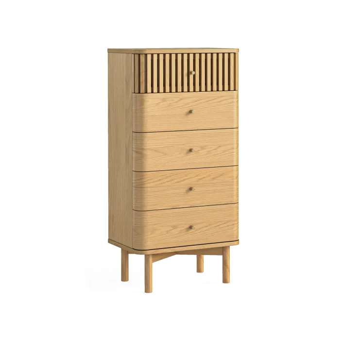 Soho Tallboy Chest - Natural Oak | Murphy Furniture