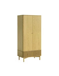 Soho Gents Wardrobe - Natural Oak | Murphy Furniture