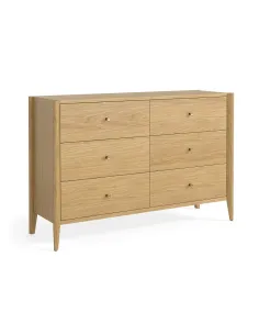 Teramo 6 Drawer Chest - Natural | Murphy Furniture 2