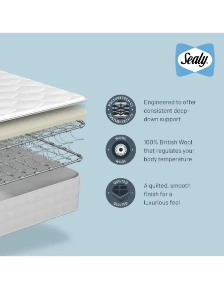 Chester 5FT Sealy Mattress | Murphy Furniture