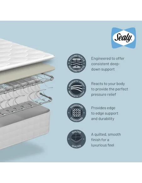 Waltham 5FT Sealy Mattress | Murphy Furniture