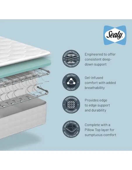 Alston 4FT Sealy Mattress | Murphy Furniture