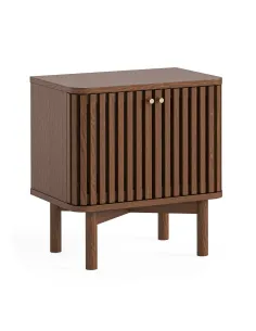 Boardwalk Bedside Locker - Brown Oak | Murphy Furniture