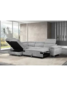 Roma LHF Corner Sofa - Grey | Murphy Furniture 2
