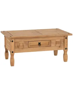 Corona 1 Drawer Coffee Table - Distresse | Murphy Furniture 2