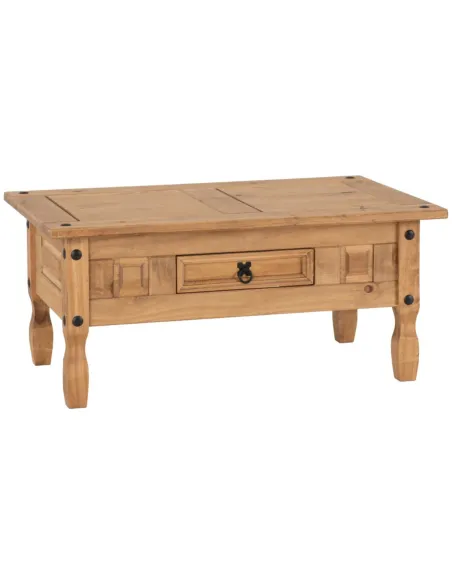 Corona 1 Drawer Coffee Table - Distresse | Murphy Furniture