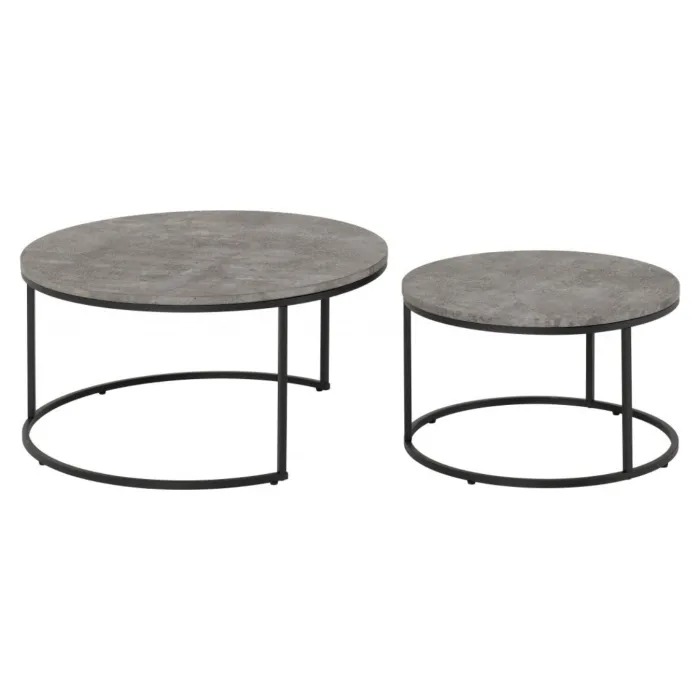 Athens Round Table Coffee Table Set - Co | Murphy Furniture