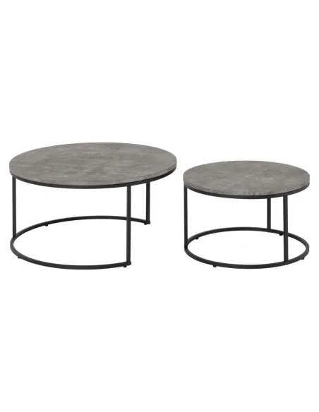 Athens Round Table Coffee Table Set - Co | Murphy Furniture