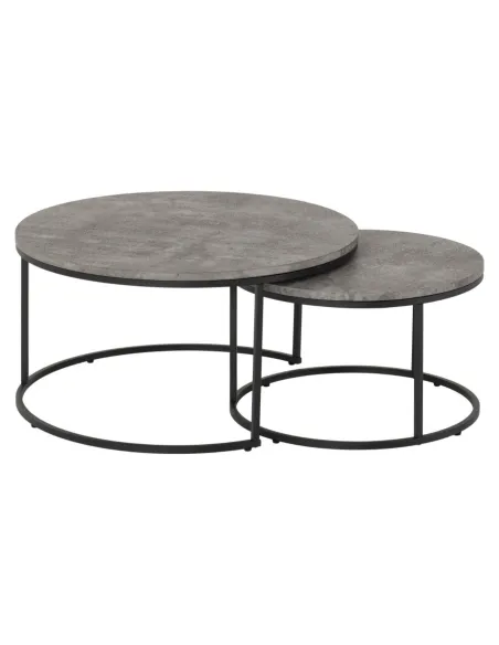Athens Round Table Coffee Table Set - Co | Murphy Furniture