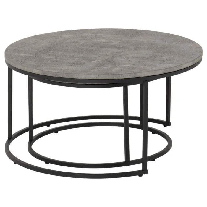 Athens Round Table Coffee Table Set - Co | Murphy Furniture