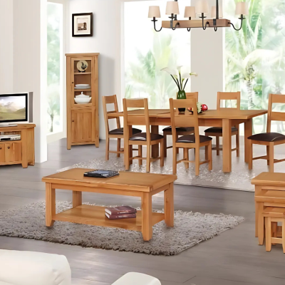 Lancaster Coffee Table - Solid Oak | Murphy Furniture