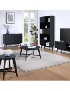 Carrington Round Coffee Table - Black | Murphy Furniture 2