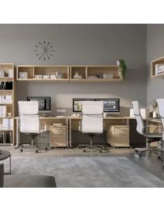 Office Line 1.6m Desk - Sonoma Oak | Murphy Furniture 2