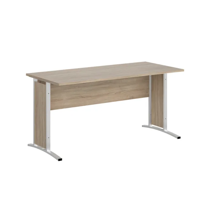 Office Line 1.6m Desk - Sonoma Oak | Murphy Furniture