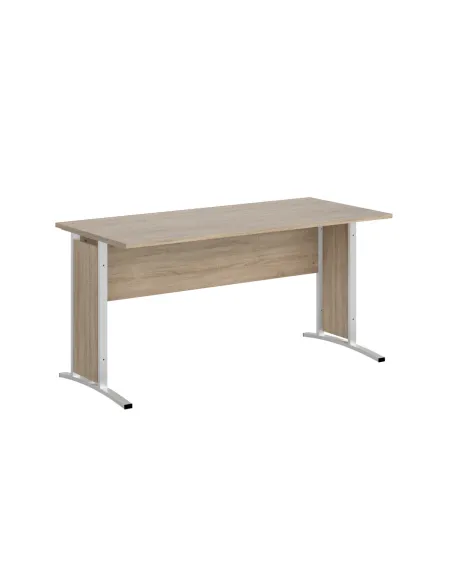 Office Line 1.6m Desk - Sonoma Oak | Murphy Furniture