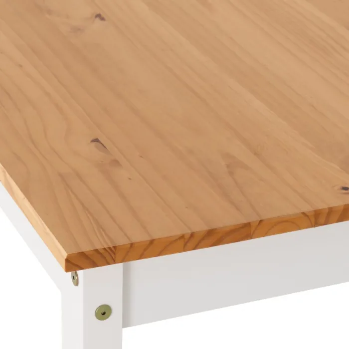 Ludlow 1+6 Dining Set - White/Oak Effect | Murphy Furniture