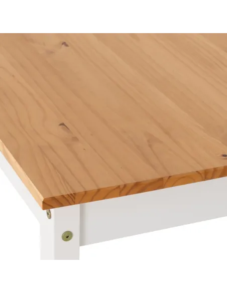 Ludlow 1+6 Dining Set - White/Oak Effect | Murphy Furniture