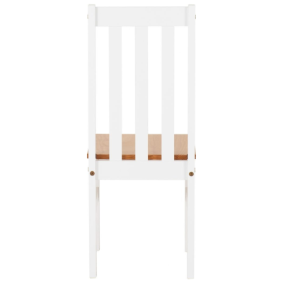 Ludlow 1+6 Dining Set - White/Oak Effect | Murphy Furniture