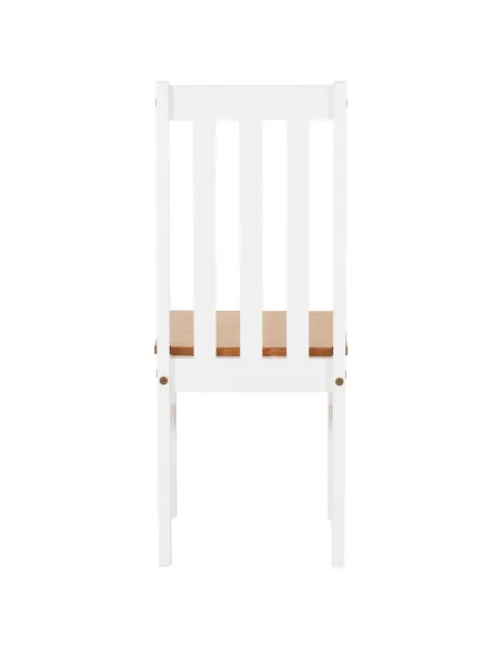 Ludlow 1+6 Dining Set - White/Oak Effect | Murphy Furniture