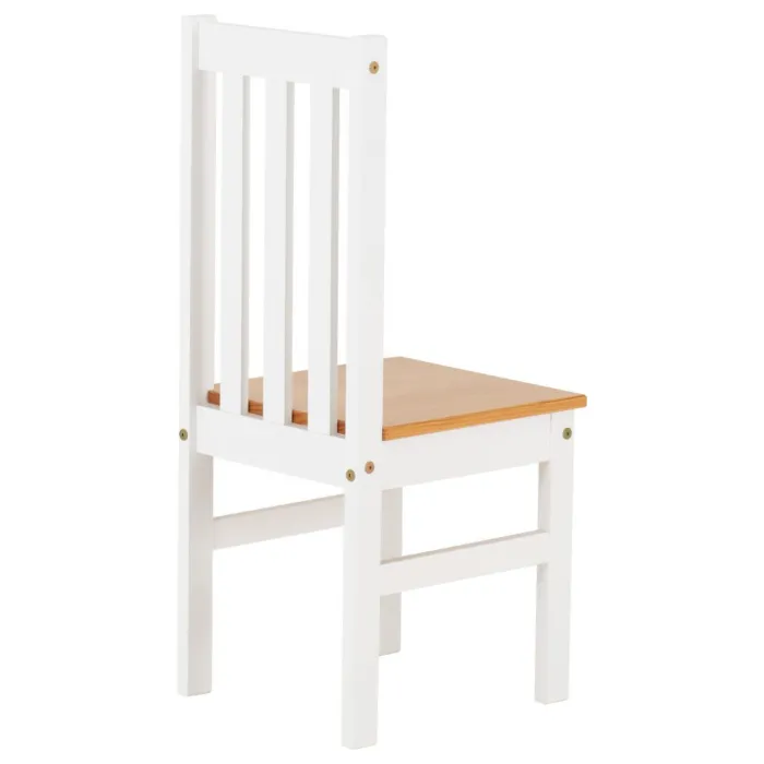 Ludlow 1+6 Dining Set - White/Oak Effect | Murphy Furniture